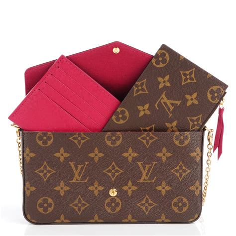 louis vuitton handbag with chain|louis vuitton chain wallet felicie.